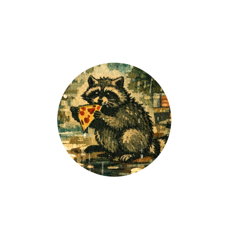 Rocky the Raincheck Raccoon